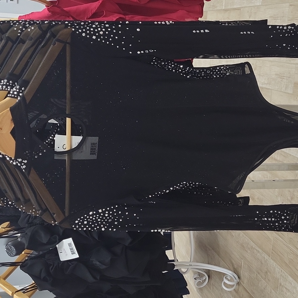 Bedazzled Rhinestone Bodysuit - Picture 2 of 3